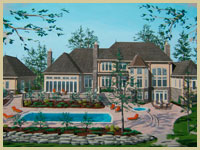 Architectural Rendering Backyard